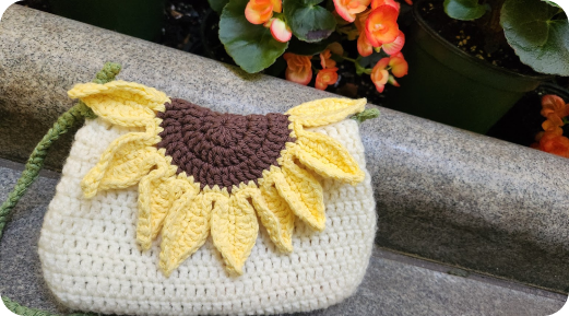 crochet bag that I made