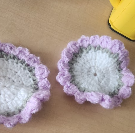 Flower coasters